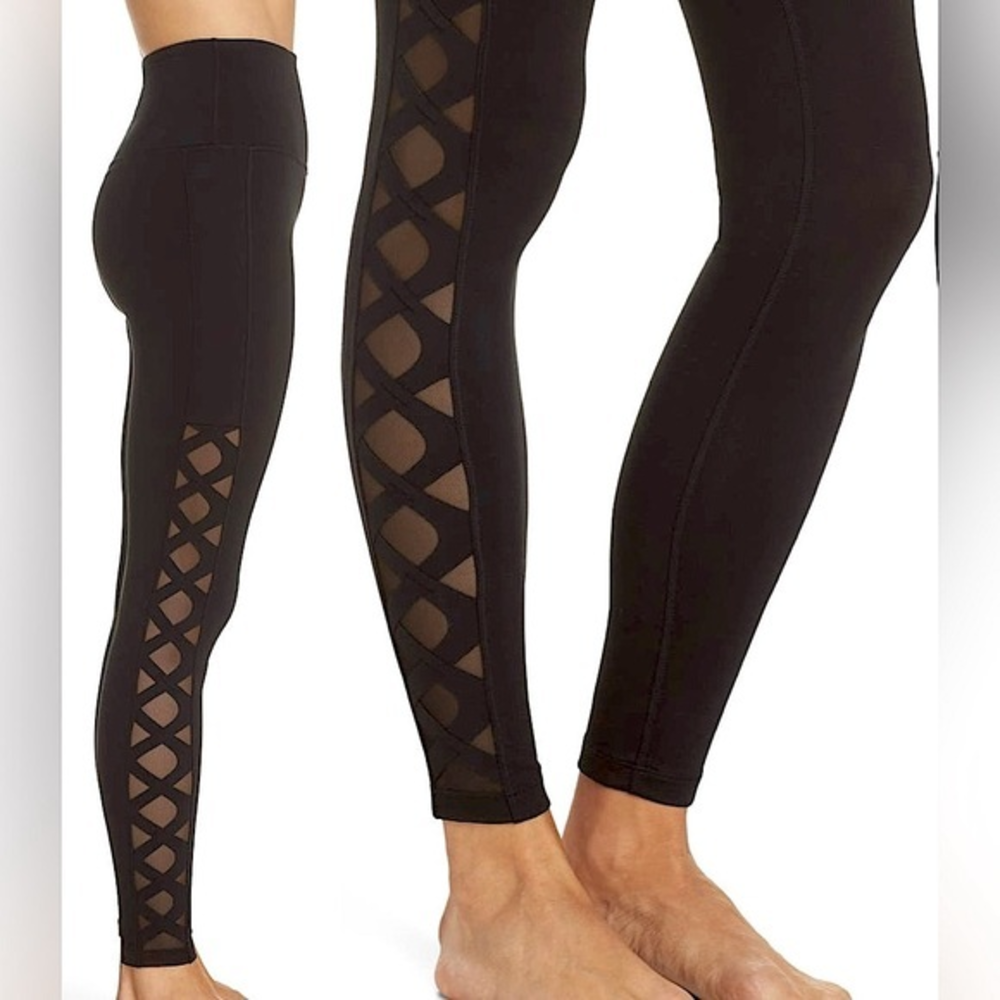 Zella Laser Cut High Waist Leggings‎